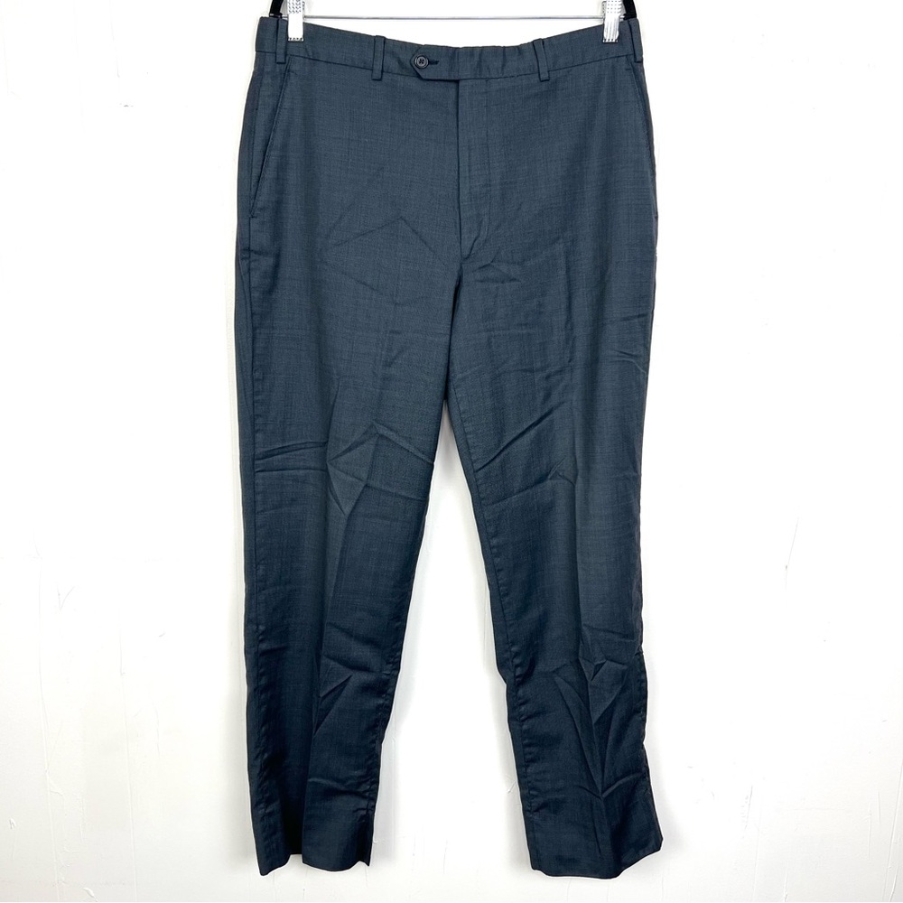 Enzo Mantovani Made In Italy Wool‎ Dress Pants Men's 36x32 Reda Super 110's